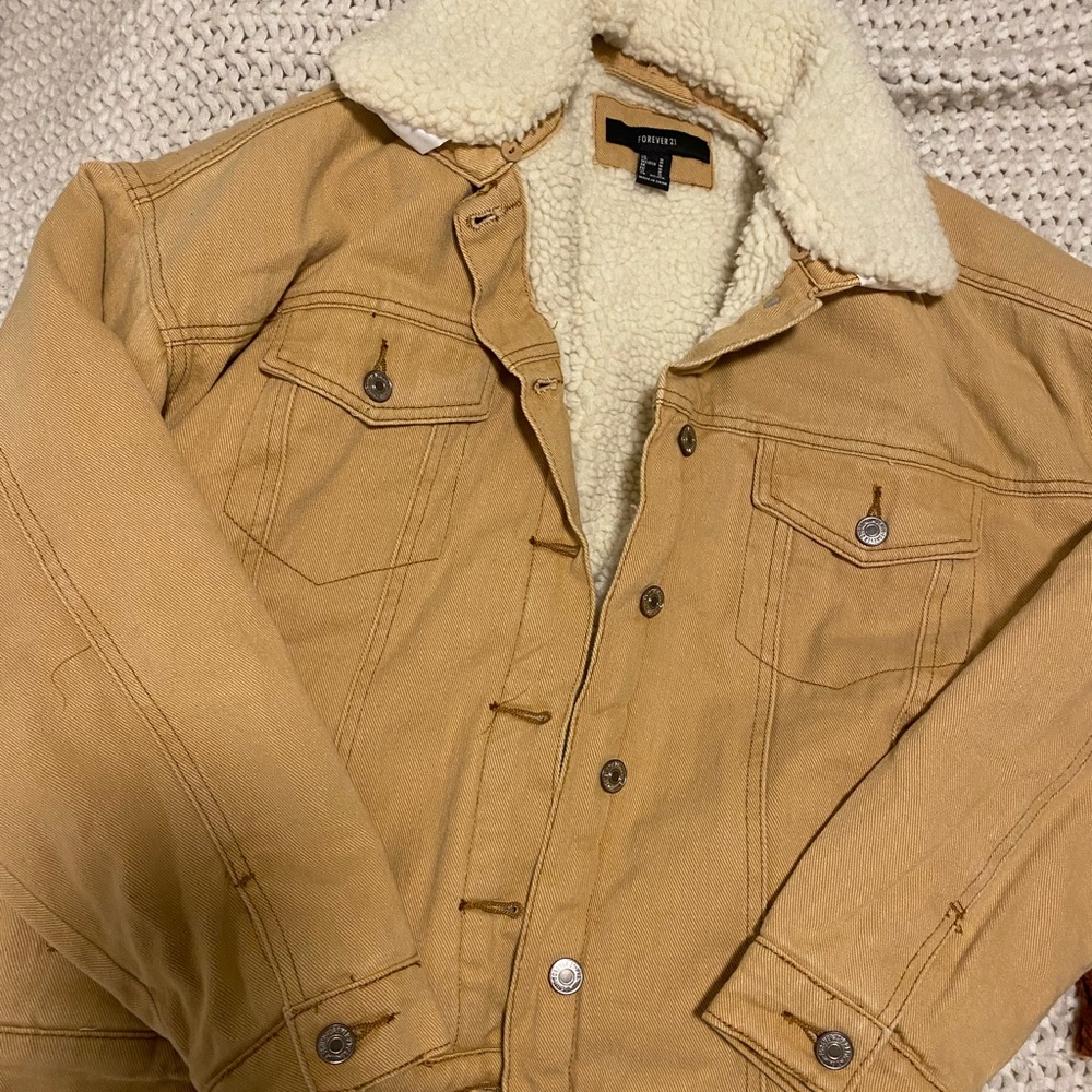 Sherpa trendy trucker jacket